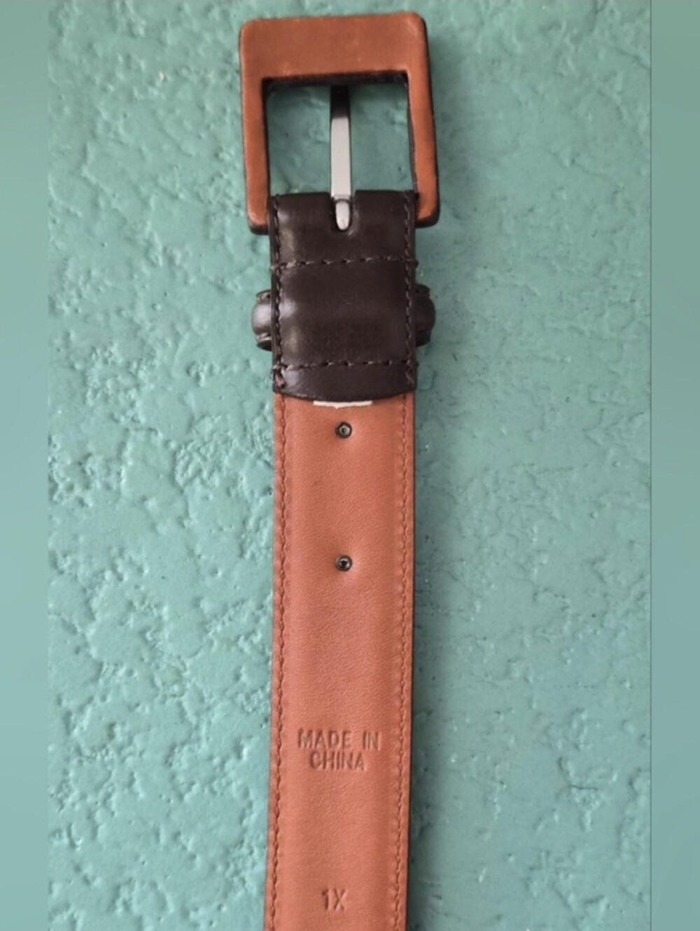 Lauren Ralph Lauren Italian Leather Brown Belt 1X Preppy Equestrian Quiet Luxury - Picture 5 of 11